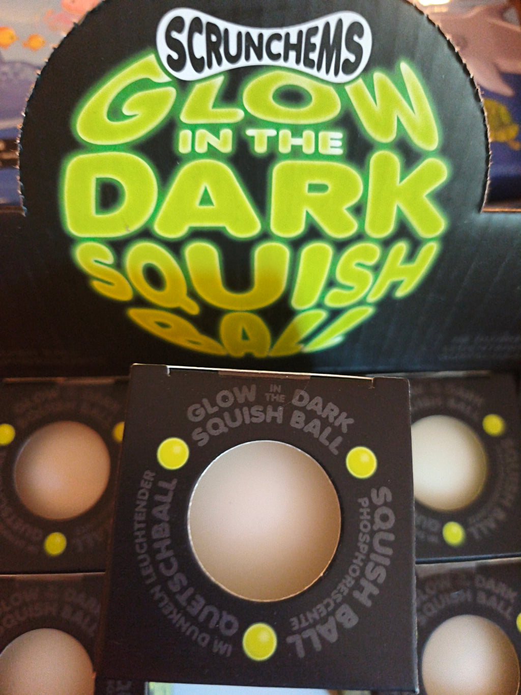 Scrunchems Glow in the dark squish ball
