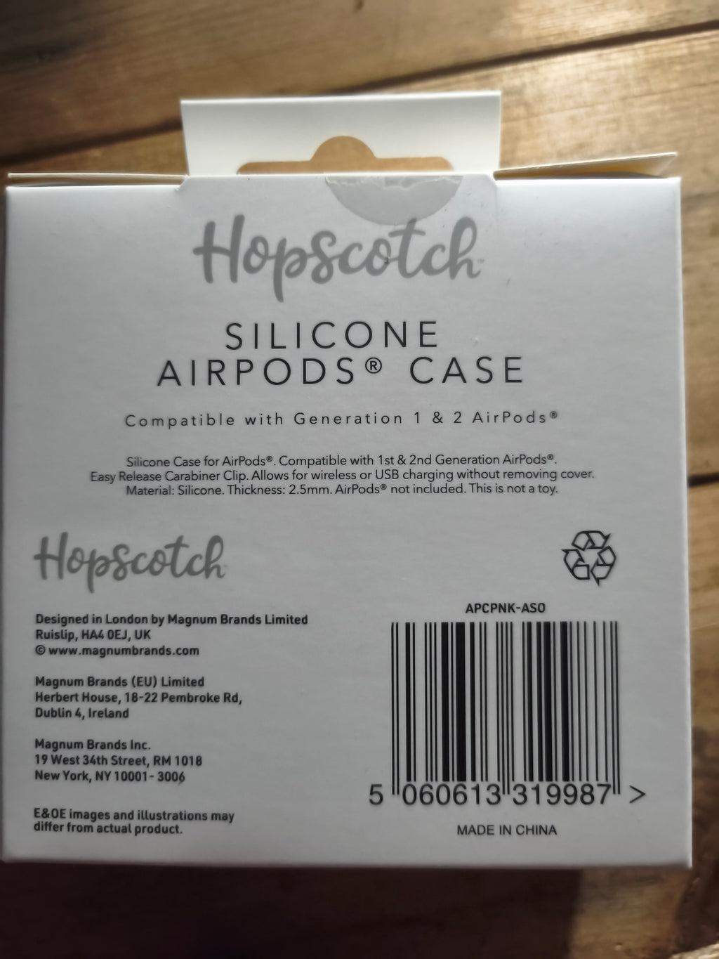 Hopscotch silicon Air pods Case