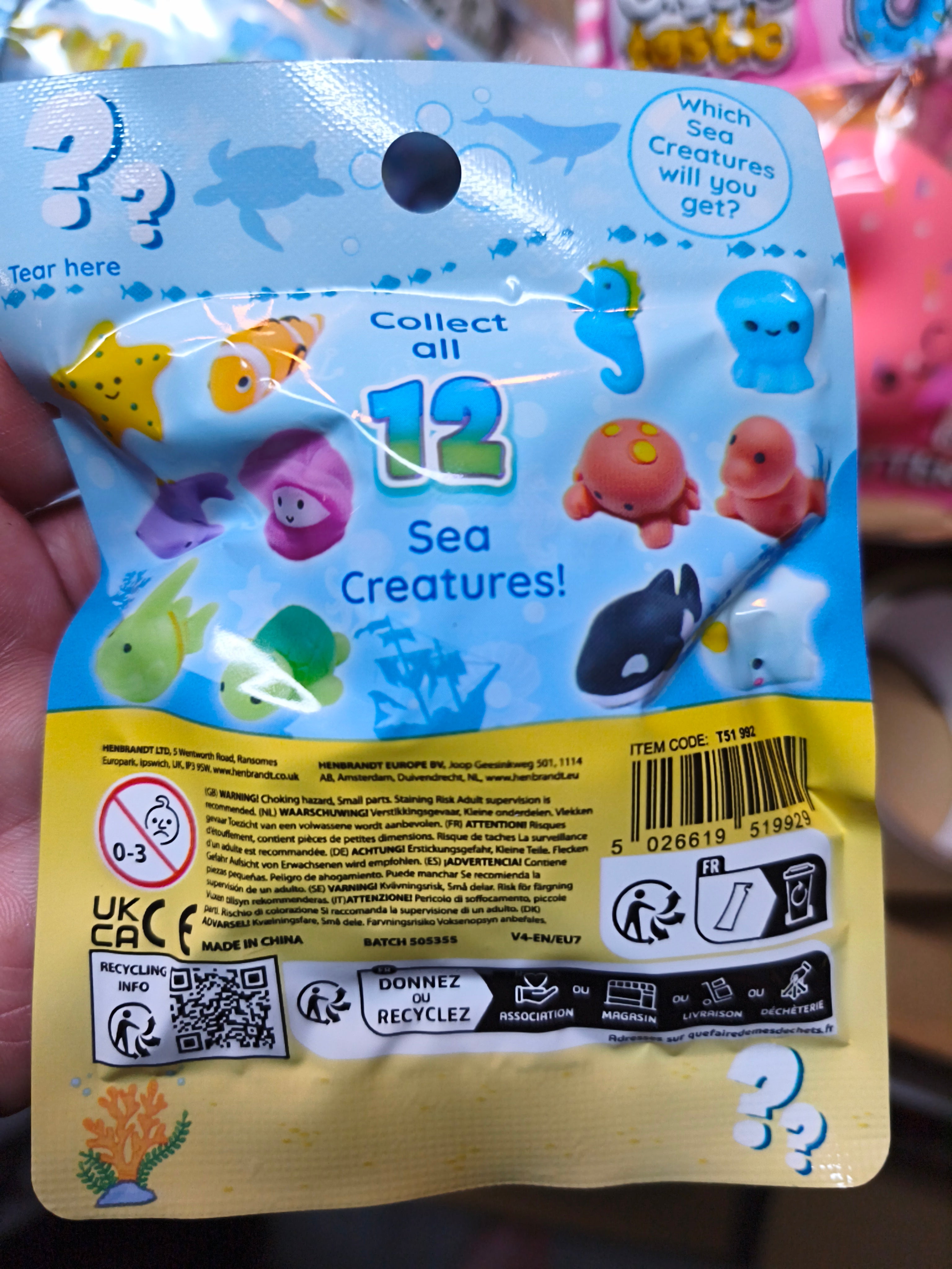 Sealife Squishies surprise bag