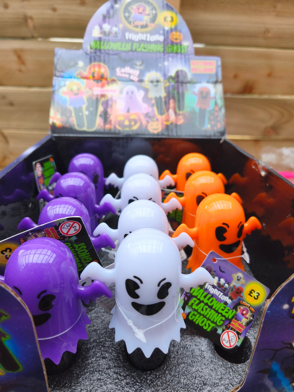 Frightzone Halloween Flashing Ghost
