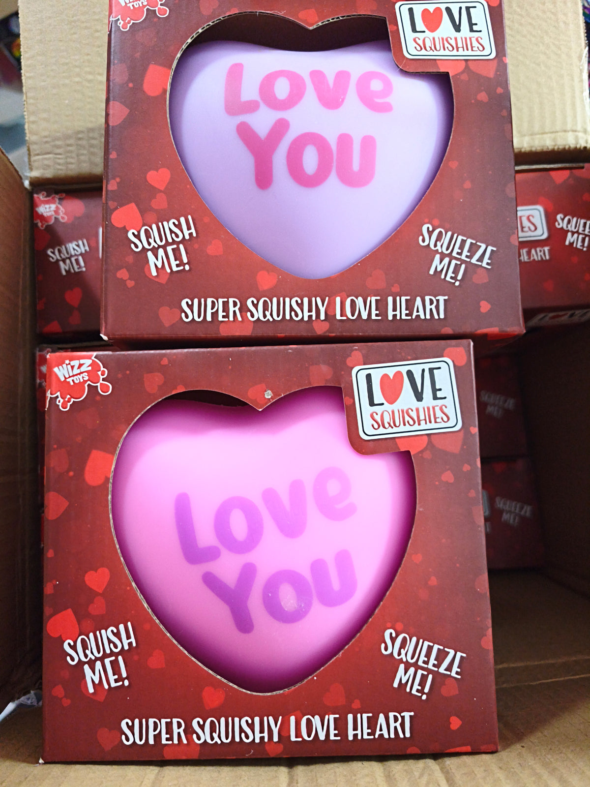 Jumbo love heart squishy