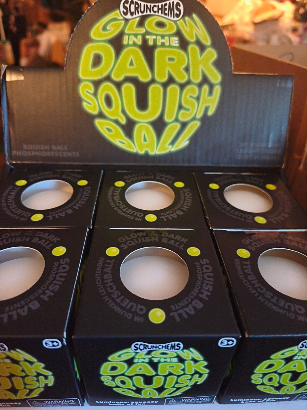 Scrunchems Glow in the dark squish ball